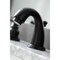 Kingston Brass KB910 Widespread Bathroom Faucet with Retail Pop-Up, Matte Black KB910 - alternate 3
